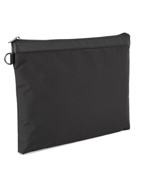 KIMOOD Pochette pour documents et ordinateur portable/tablette Kialma par K-loop noir personnalisable