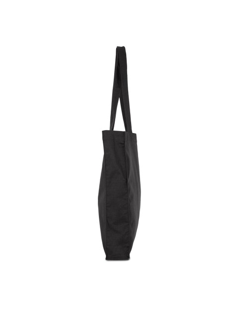 KIMOOD Tote bag K-loop Organic noir personnalisable