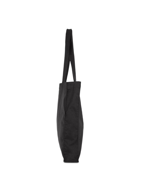 KIMOOD Tote bag K-loop Organic noir personnalisable