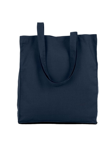 KIMOOD Tote bag K-loop Organic bleu marine personnalisable