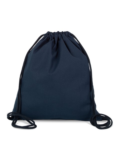 KIMOOD Sac à cordelettes K-loop Organic bleu marine personnalisable