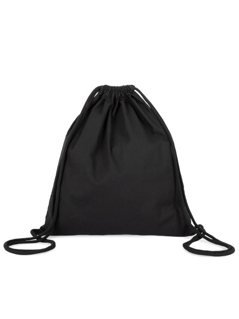 KIMOOD Sac à cordelettes K-loop Organic noir personnalisable