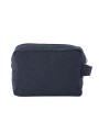 KIMOOD Trousse de toilette K-loop Organic bleu marine personnalisable
