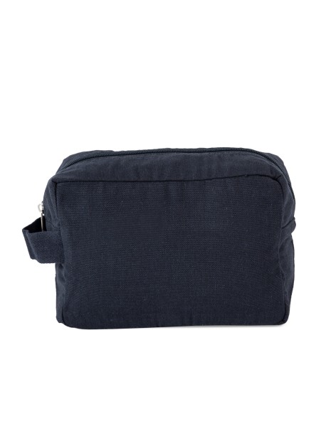 KIMOOD Trousse de toilette K-loop Organic bleu marine personnalisable