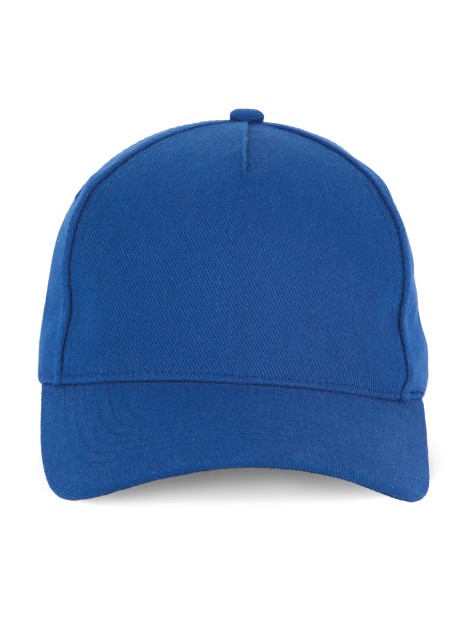 K-UP Casquette en coton et polyester recyclés K-loop tracking - 5 panneaux royal personnalisable