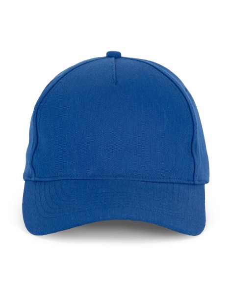 K-UP Casquette en coton et polyester recyclés K-loop tracking - 5 panneaux royal personnalisable