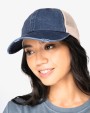 Casquette personnalisable NATIVE SPIRIT Casquette trucker écoresponsable  effet déchiré unisexe