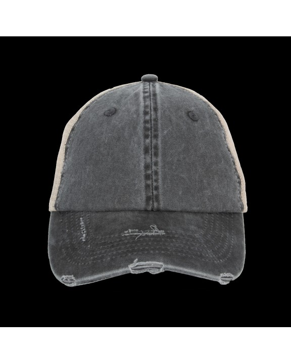 Casquette personnalisable NATIVE SPIRIT Casquette trucker écoresponsable  effet déchiré unisexe