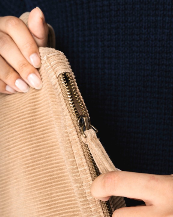 Accessoire personnalisable NATIVE SPIRIT Pochette écoresponsable délavée en velours côtelé