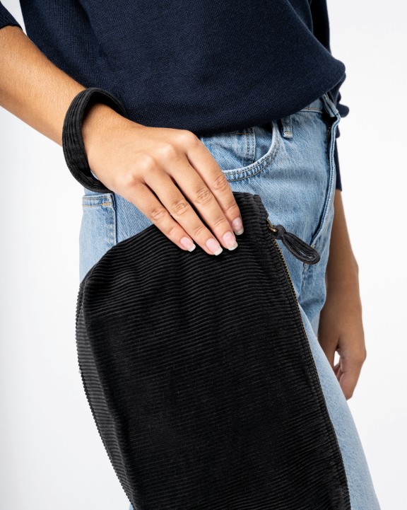 Accessoire personnalisable NATIVE SPIRIT Pochette écoresponsable délavée en velours côtelé