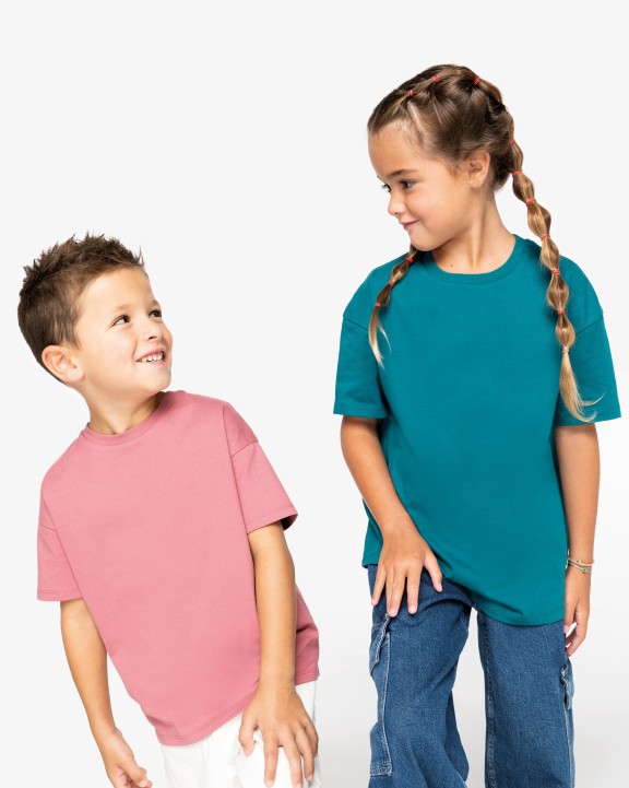 T-shirt personnalisable NATIVE SPIRIT T-shirt écoresponsable à épaules tombantes enfant