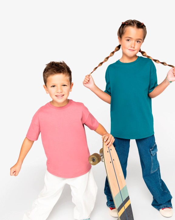 T-shirt personnalisable NATIVE SPIRIT T-shirt écoresponsable à épaules tombantes enfant