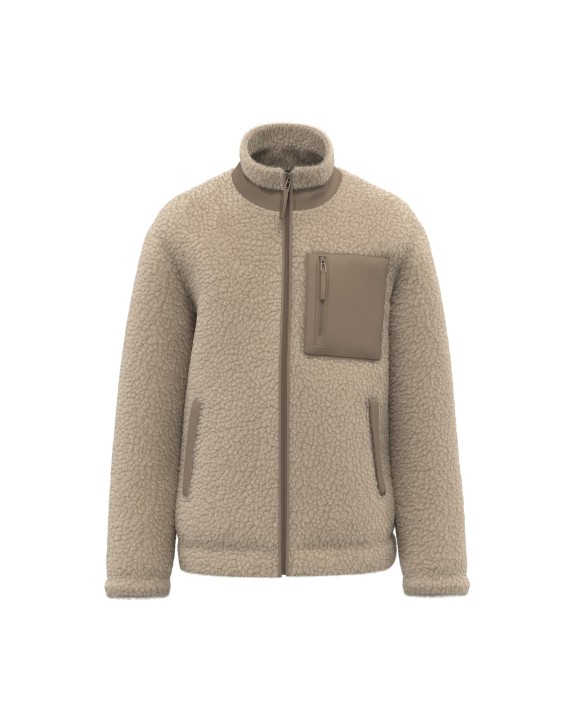 Laines polaires personnalisable NATIVE SPIRIT Veste écoresponsable en sherpa unisexe