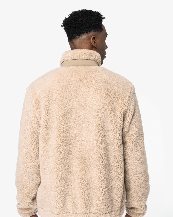 Laine polaire personnalisable NATIVE SPIRIT Veste écoresponsable en sherpa unisexe