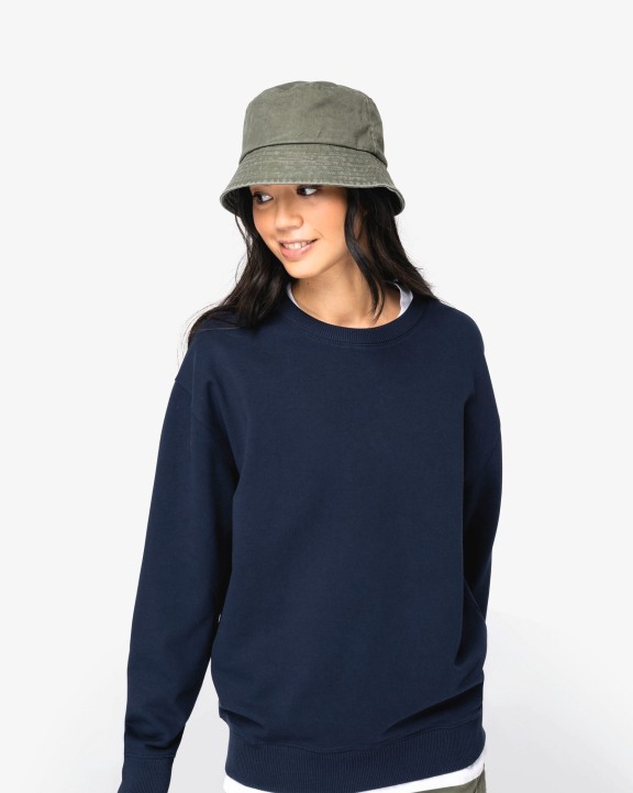 Sweat-shirt personnalisable NATIVE SPIRIT Sweat-shirt écoresponsable à col rond à épaules tombantes French Terry unisexe
