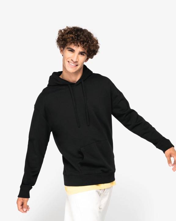 Sweater NATIVE SPIRIT Ecologische uniseks sweater met capuchon en afhangende mouwen French Terry voor bedrukking &amp; borduring