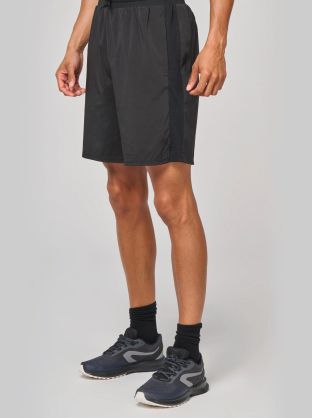 Short écoresponsable 2 en 1 avec sous short intégré homme