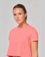 T-shirt personnalisable PROACT Crop top triblend femme