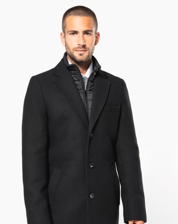 KARIBAN Mantel für Herren Jacke personalisierbar