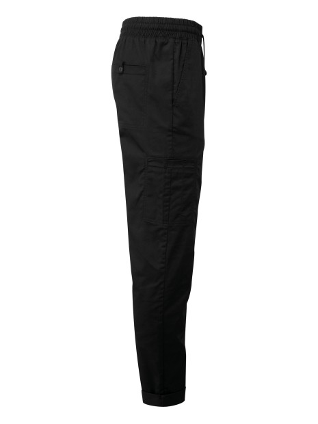 PREMIER Pantalon cargo recyclé Chef noir personnalisable