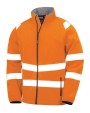 RESULT Recycelte Softshell-Sicherheitsjacke Jacke personalisierbar