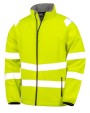 RESULT Recycelte Softshell-Sicherheitsjacke Jacke personalisierbar