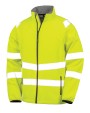 RESULT Recycelte Softshell-Sicherheitsjacke Jacke personalisierbar