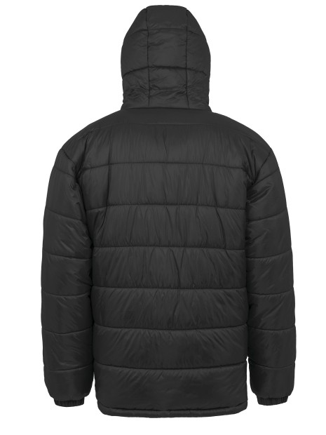 RESULT Parka doudoune recyclée noir personnalisable