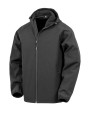 Softshell personnalisable RESULT Veste softshell recyclée 3 couches à capuche homme