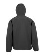 Softshell personnalisable RESULT Veste softshell recyclée 3 couches à capuche homme