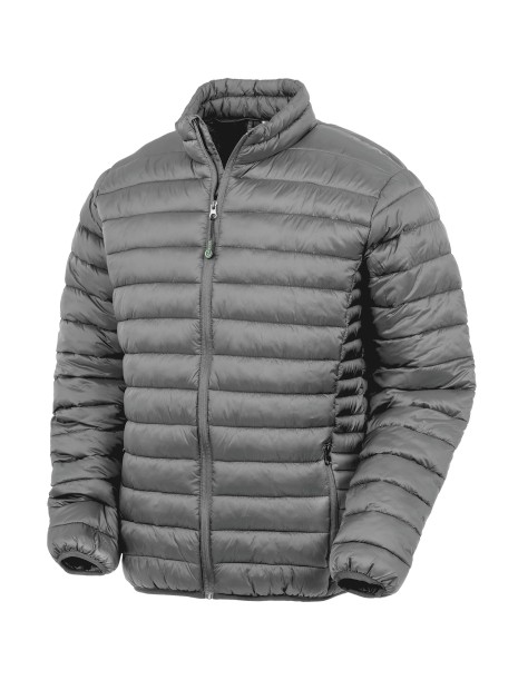 RESULT Veste matelassée recyclée sans capuche Frost Grey personnalisable