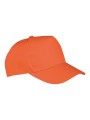 RESULT Casquette recyclée 5 panneaux orange personnalisable