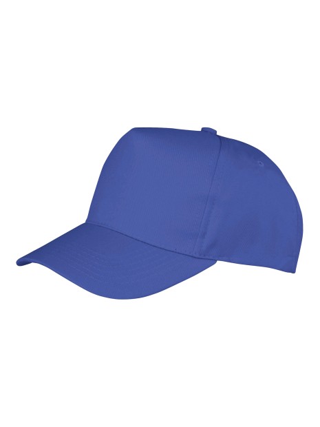 RESULT Casquette recyclée 5 panneaux royal personnalisable