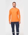 T-shirt personnalisable WK. DESIGNED TO WORK T-shirt unisexe écoresponsable manches longues coton/polyester