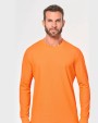 T-shirt personnalisable WK. DESIGNED TO WORK T-shirt unisexe écoresponsable manches longues coton/polyester