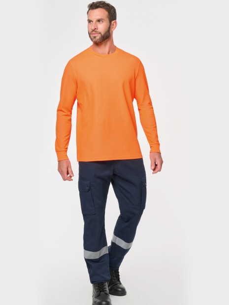 T-Shirts à personnaliser WK. DESIGNED TO WORK T-shirt unisexe écoresponsable manches longues coton/polyester 