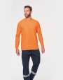 T-shirt WK. DESIGNED TO WORK Ecologisch uniseks T-shirt lange mouwen katoen/polyester voor bedrukking &amp; borduring