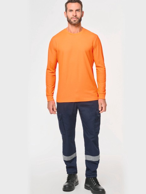 T-Shirts à personnaliser WK. DESIGNED TO WORK T-shirt unisexe écoresponsable manches longues coton/polyester 