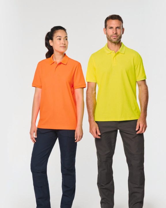 WK. DESIGNED TO WORK Umweltfreundliches Unisex-Polohemd aus Baumwolle/Polyester Poloshirt personalisierbar