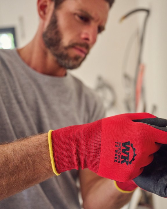 Bonnet, Écharpe & Gant personnalisable WK. DESIGNED TO WORK Gants de manutention de précision