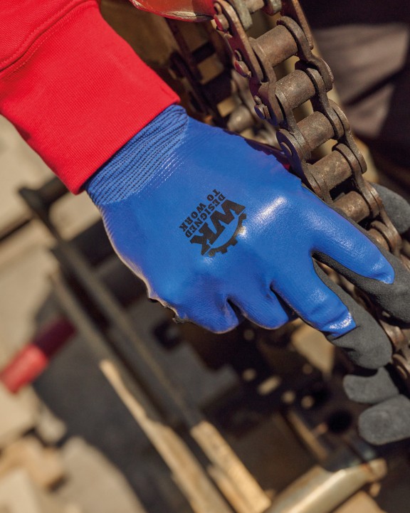 WK. DESIGNED TO WORK Handschuhe für den Einsatz in feuchten Umgebungen Mütze, Schal & Handschuh personalisierbar