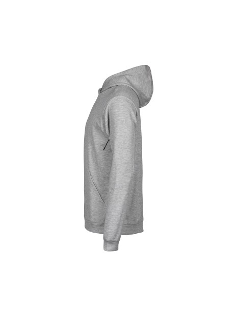 TEE JAYS ATHLETIC HOODED SWEAT heather grey personnalisable