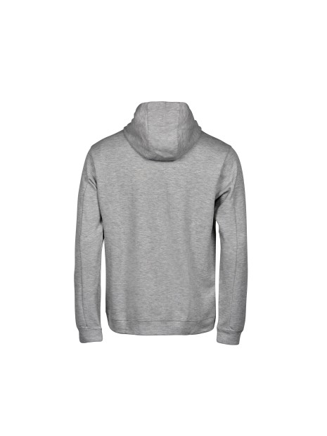 TEE JAYS ATHLETIC HOODED SWEAT heather grey personnalisable