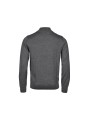 TEE JAYS MEN'S HALF ZIP gris chiné personnalisable