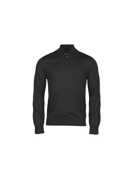 TEE JAYS MEN'S HALF ZIP noir personnalisable
