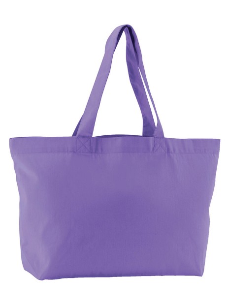 WESTFORDMILL EARTHAWARE® ORGANIC TWILL SHOPPER mauve personnalisable