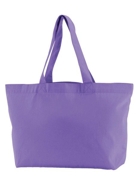 WESTFORDMILL EARTHAWARE® ORGANIC TWILL SHOPPER mauve personnalisable