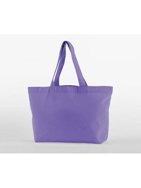 WESTFORDMILL EARTHAWARE® ORGANIC TWILL SHOPPER violet personnalisable