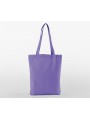 WESTFORDMILL EARTHAWARE® ORGANIC TWILL TOTE violet personnalisable