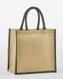 WESTFORDMILL NATURAL STARCHED JUTE MINI GIFT BAG Tasche personalisierbar